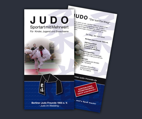 Berliner Judo Freunde, Flyer