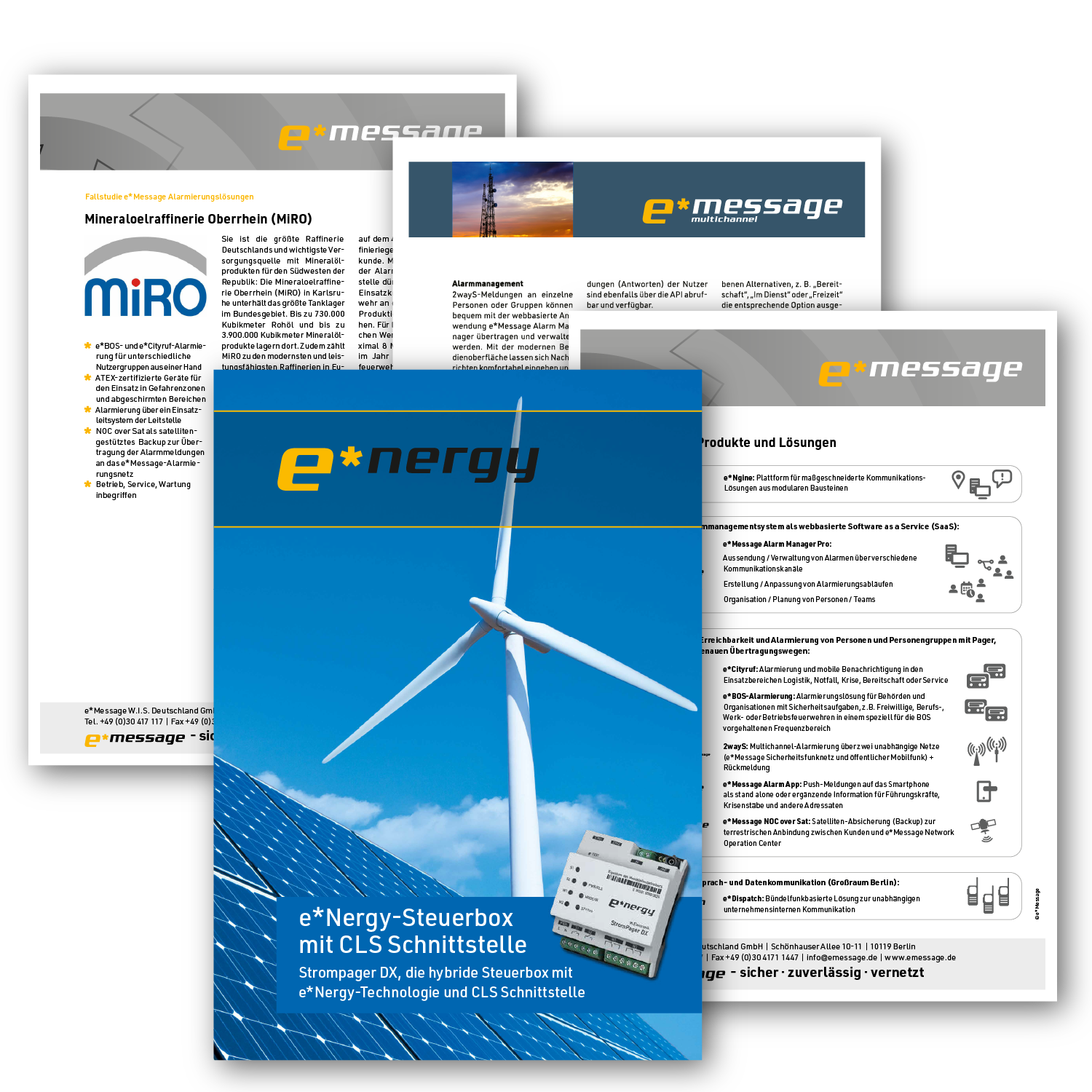 Print-Design e*Message W.I.S. Deutschland GmbH [Homeslider]